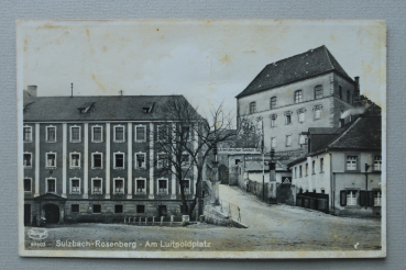 AK Sulzbach Rosenberg / 1940 / Am Luitpoldplatz / Strassenansicht / Arbeitsdienstlager Sulzbach / Jugendherberge